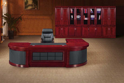 The Platinum - Executive Mahogany Office Desk