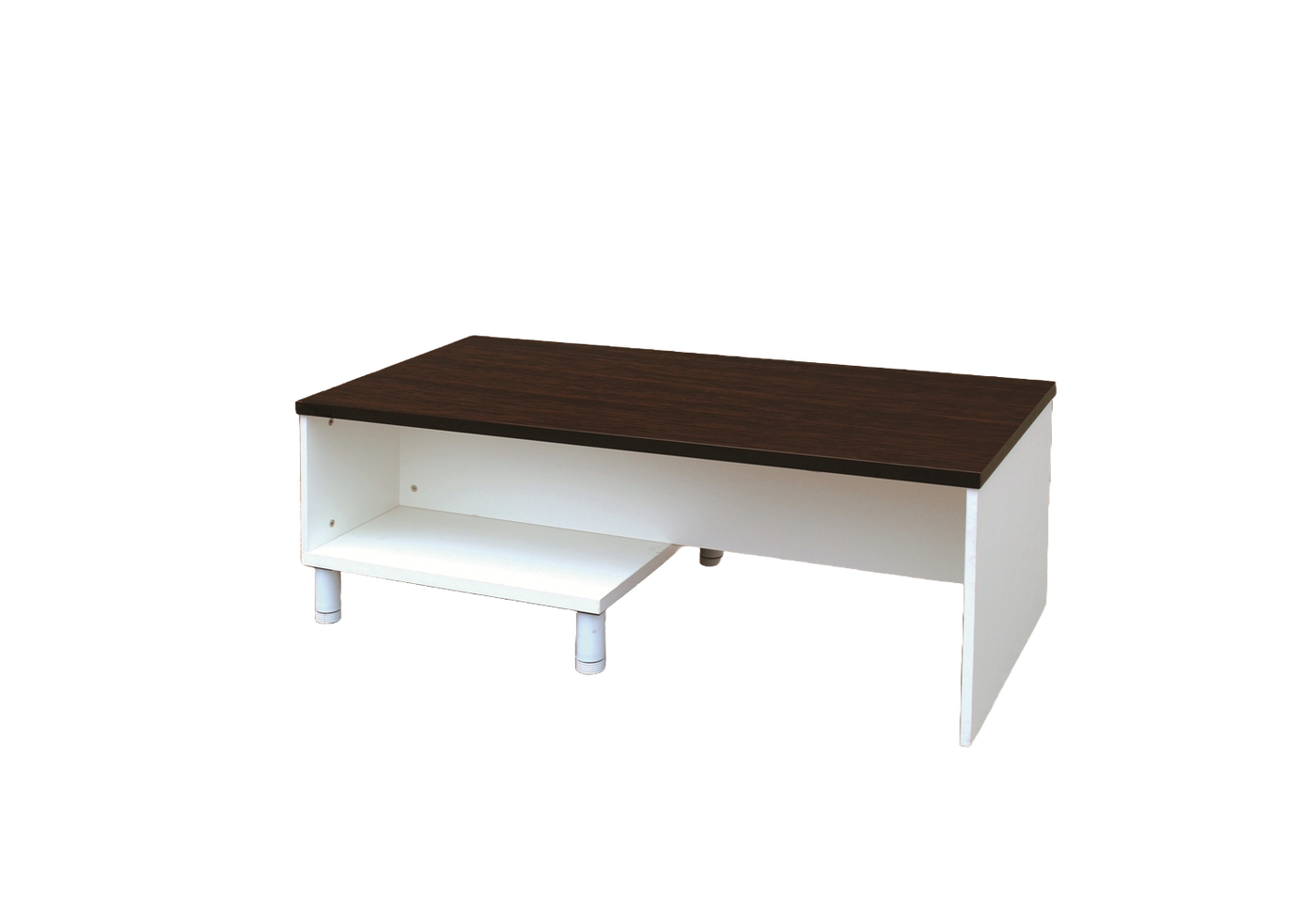 Mahogany & White Coffee Table