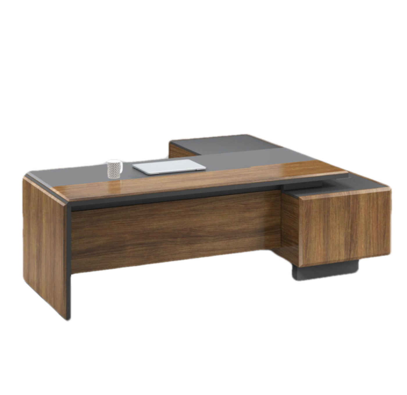 Aften Executive Brown Office Desk