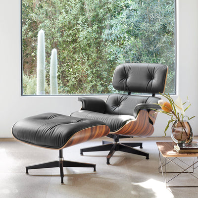 Eames Lounge Chair And Ottoman (Walnut)