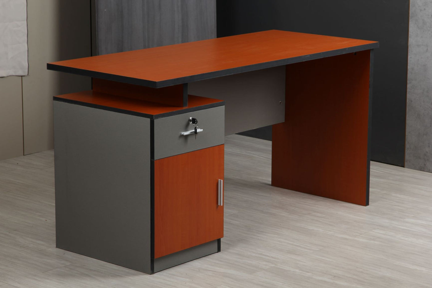 Cherry Two Tone Office Desk